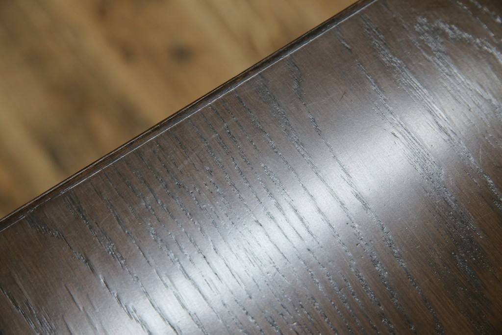 中古　美品　カリモク家具(karimoku)　domani(ドマーニ)　Morganton(モーガントン)　落ち着きのあるブラウンにゴールドの取っ手が映えるチェスト　定価約30万円相当　(R-084397)