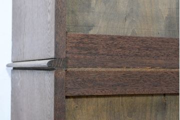 和製ビンテージ　美品　永田良介商店　クラシカルモダンなデザインがお洒落な衣装タンス(着物箪笥、洋服タンス、引き出し、チェスト、衣装盆、ヴィンテージ、バラ売り可能)(R-084402)