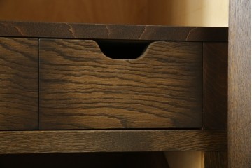 和製ヴィンテージ　美品　永田良介商店　クラシカルモダンなデザインがお洒落な衣装タンス　(R-084402)