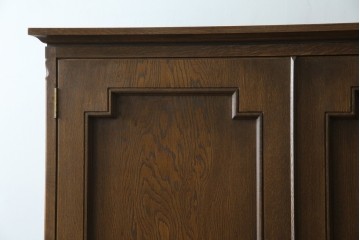 和製ヴィンテージ　美品　永田良介商店　クラシカルモダンなデザインがお洒落な衣装タンス　(R-084402)