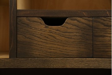 和製ヴィンテージ　美品　永田良介商店　クラシカルモダンなデザインがお洒落な衣装タンス　(R-084402)