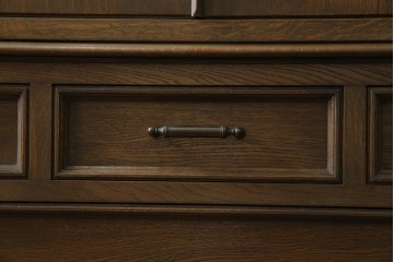 和製ヴィンテージ　美品　永田良介商店　クラシカルモダンなデザインがお洒落な衣装タンス　(R-084402)