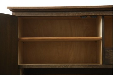 和製ヴィンテージ　美品　永田良介商店　クラシカルモダンなデザインがお洒落な衣装タンス　(R-084402)