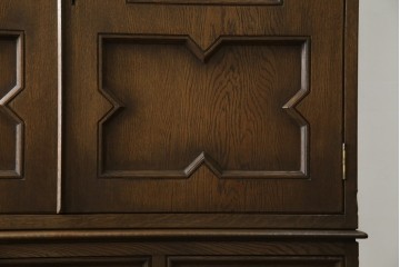 和製ヴィンテージ　美品　永田良介商店　クラシカルモダンなデザインがお洒落な衣装タンス　(R-084402)