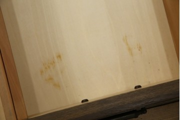 和製ヴィンテージ　美品　永田良介商店　クラシカルモダンなデザインがお洒落な衣装タンス　(R-084402)