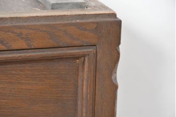 和製ビンテージ　美品　永田良介商店　ヒノキ天板リメイク　クラシカルモダンなデザインがお洒落なチェスト(衣装箪笥、洋服タンス、引き出し、ヴィンテージ)(R-084404)