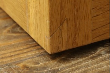 中古　広松木工　コルニーチェ(CORNICE)　ブロックワンアーム　ドロワータイプ　木の温もりと収納力を備えた機能美あふれる2.5人掛けソファ　定価約83万円相当　(R-084406)