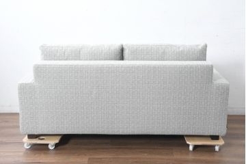 中古　超美品!!　展示品　HUKLA(フクラ)　REGATO(レガト)　シンプルですっきりとした佇まいの2.5Pソファ(二人掛け、2人掛け、ラブソファ、アームソファ)(定価約36万円)(R-084407)