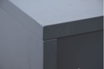 中古　美品　高級品　ACTUS(アクタス)取扱い　Poliform(ポリフォーム)社　モダンデザイン　幅2.7メートルの特大テレビボード(シアターボード、ローボード)(定価約85万円)(R-084410)