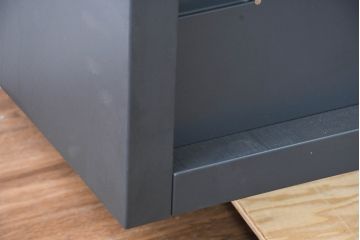 中古　美品　高級品　ACTUS(アクタス)取扱い　Poliform(ポリフォーム)社　モダンデザイン　幅2.7メートルの特大テレビボード(シアターボード、ローボード)(定価約85万円)(R-084410)