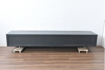 中古　美品　高級品　ACTUS(アクタス)取扱い　Poliform(ポリフォーム)社　モダンデザイン　幅2.7メートルの特大テレビボード(シアターボード、ローボード)(定価約85万円)(R-084410)