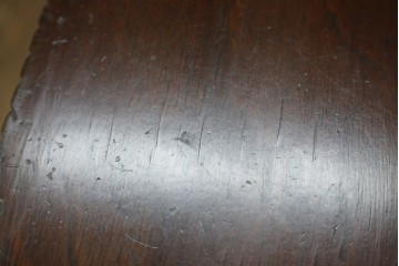 和製アンティーク　昭和レトロ　樺(カバ)材　意匠にこだわりを感じる作りの良い本箱　(R-084413)