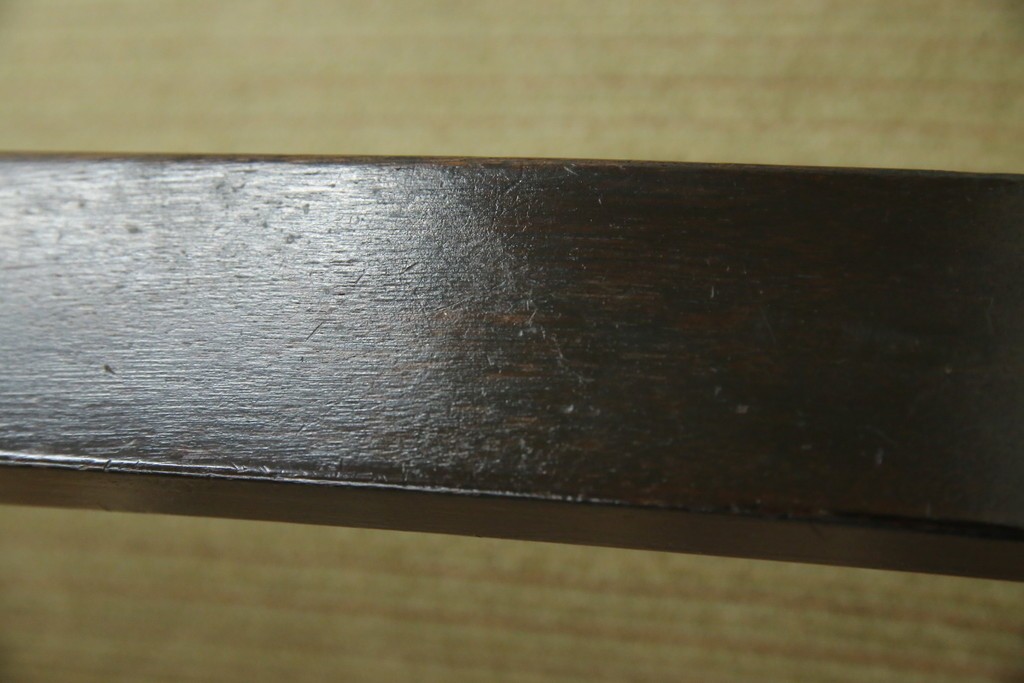 和製アンティーク　大正ロマン　専門店にて張り替え済み　レトロな雰囲気たっぷりの2人掛けソファ　(R-084414)