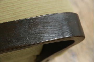 和製アンティーク　大正ロマン　専門店にて張り替え済み　レトロな雰囲気たっぷりの2人掛けソファ　(R-084414)