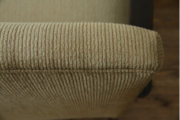 和製アンティーク　大正ロマン　専門店にて張り替え済み　レトロな雰囲気たっぷりの2人掛けソファ　(R-084414)