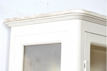 和製アンティーク　三面ガラス　お気に入りを可愛らしく収納できるケビントガラスケース　(R-084419)