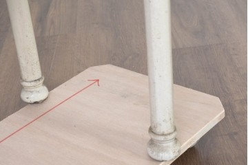 和製アンティーク　三面ガラス　お気に入りを可愛らしく収納できるケビントガラスケース　(R-084419)