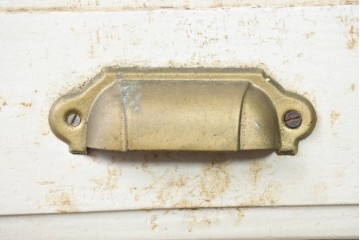 和製アンティーク　三面ガラス　お気に入りを可愛らしく収納できるケビントガラスケース　(R-084419)