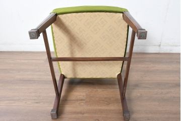 中古　美品　神戸洋家具　メープル不二屋　上品な佇まいが魅力的なダイニングチェア4脚セット(椅子、イス、アームレスチェア、ばら売り可能)(R-084420)