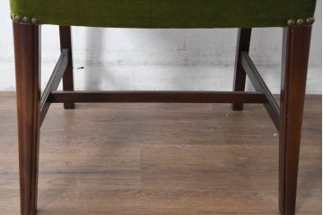 中古　美品　神戸洋家具　メープル不二屋　上品な佇まいが魅力的なダイニングチェア4脚セット(椅子、イス、アームレスチェア、ばら売り可能)(R-084420)