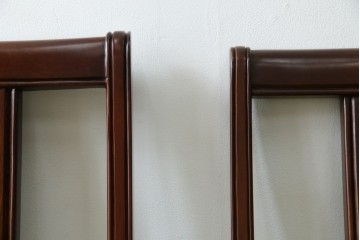 中古　美品　神戸洋家具　メープル不二屋　上品な佇まいが魅力的なダイニングチェア2脚セット　(R-084420)