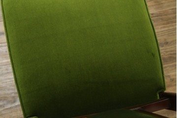 中古　美品　神戸洋家具　メープル不二屋　上品な佇まいが魅力的なダイニングチェア2脚セット　(R-084420)