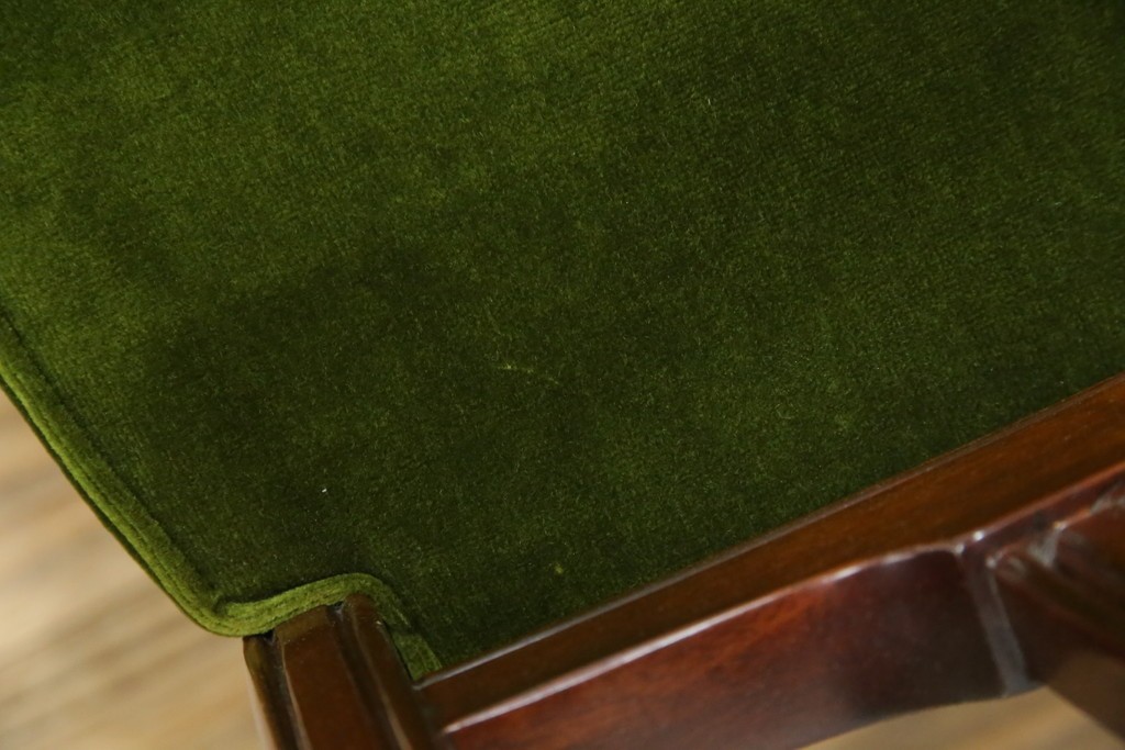 中古　美品　神戸洋家具　メープル不二屋　上品な佇まいが魅力的なダイニングチェア2脚セット　(R-084420)