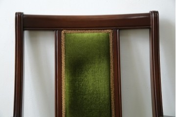 中古　神戸洋家具　メープル不二屋　上品な佇まいが魅力的なアームチェア2脚セット　(R-084421)