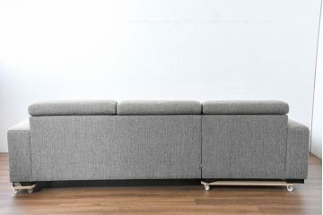 中古　美品　展示品　BoConcept(ボーコンセプト)　ヘッドレストの高さ調節可能　モダンで落ち着いた雰囲気の3人掛けソファ(2人掛け、3P、2P、L字型ソファ、カウチソファ、コーナーソファ、北欧)(定価約70万円)(R-084422)