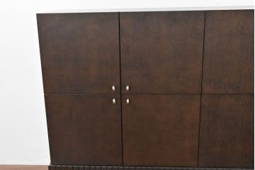 中古　美品　展示品　AIDEC(アイデック)　スタイリッシュなモダンデザインがお洒落なサイドボード(収納棚、戸棚、リビングボード、キャビネット)(定価約33万円)(R-084424)