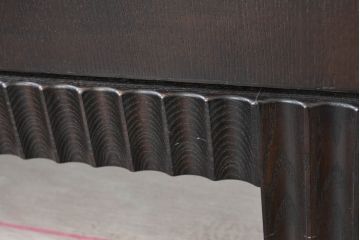 中古　美品　展示品　AIDEC(アイデック)　スタイリッシュなモダンデザインがお洒落なサイドボード(収納棚、戸棚、リビングボード、キャビネット)(定価約33万円)(R-084424)