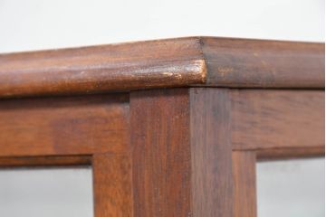 イギリスビンテージ　マホガニー材　象嵌入り　美しさと機能性を兼ね備えた魅せる収納が叶う上開き扉付きショーケース(ガラスケース、Gケース、ディスプレイケース、コレクションケース、飾り棚、陳列棚、店舗什器、ヴィンテージ、英国)(R-084426)