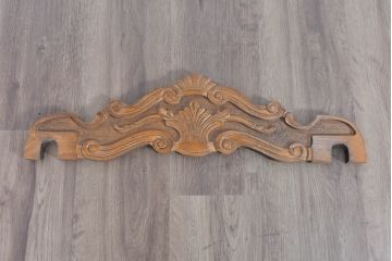 中古　美品　イタリア輸入家具　獅子の彫刻が映える重厚な意匠のサヴォナローラチェア2脚セット(椅子、折りたたみチェア、イス、バラ売り可能)(R-084432)