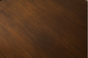 中古　藤栄(FUJIEI )　ペスコ(PESCO )　木の温もりとガラスの抜け感が魅力のラウンドテーブル　(R-084433)