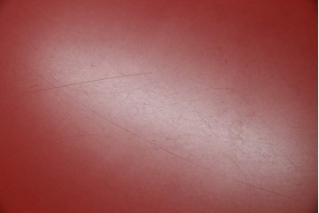 和製ビンテージ　ADAL(アダル)　レッドカラーがアクセント!放射状に伸びるレッグがオブジェのようなリンクテーブル　定価約20万円　(R-084434)