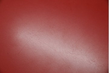 和製ビンテージ　ADAL(アダル)　レッドカラーがアクセント!放射状に伸びるレッグがオブジェのようなリンクテーブル　定価約20万円　(R-084434)