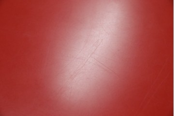 和製ビンテージ　ADAL(アダル)　レッドカラーがアクセント!放射状に伸びるレッグがオブジェのようなリンクテーブル　定価約20万円　(R-084434)