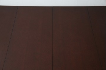 中古　美品　神戸洋家具　メープル不二屋　上品なカラーが高級感を醸し出すエクステンションテーブル　(R-084435)