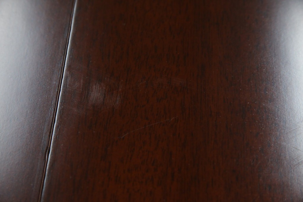 中古　美品　神戸洋家具　メープル不二屋　上品なカラーが高級感を醸し出すエクステンションテーブル　(R-084435)