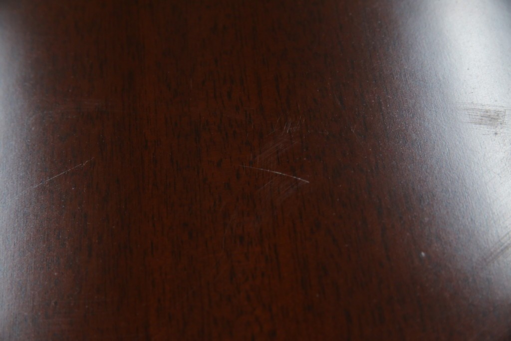 中古　美品　神戸洋家具　メープル不二屋　上品なカラーが高級感を醸し出すエクステンションテーブル　(R-084435)