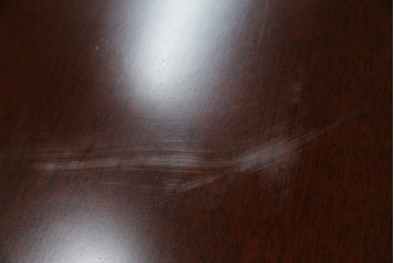 中古　美品　神戸洋家具　メープル不二屋　上品なカラーが高級感を醸し出すエクステンションテーブル　(R-084435)