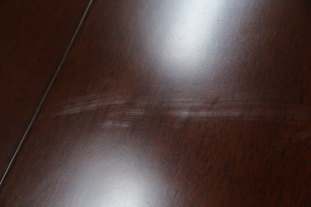 中古　美品　神戸洋家具　メープル不二屋　上品なカラーが高級感を醸し出すエクステンションテーブル　(R-084435)