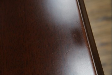 中古　美品　神戸洋家具　メープル不二屋　上品なカラーが高級感を醸し出すエクステンションテーブル　(R-084435)