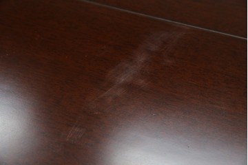 中古　美品　神戸洋家具　メープル不二屋　上品なカラーが高級感を醸し出すエクステンションテーブル　(R-084435)