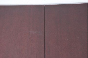 中古　美品　神戸洋家具　メープル不二屋　上品なカラーが高級感を醸し出すエクステンションテーブル(ダイニングテーブル、拡張式テーブル、伸長式、食卓、4人掛け、6人掛け、8人掛け、4人用、6人用、8人用)(R-084435)