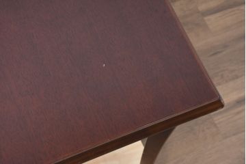 中古　美品　神戸洋家具　メープル不二屋　上品なカラーが高級感を醸し出すエクステンションテーブル(ダイニングテーブル、拡張式テーブル、伸長式、食卓、4人掛け、6人掛け、8人掛け、4人用、6人用、8人用)(R-084435)