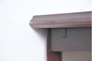 中古　美品　神戸洋家具　メープル不二屋　上品なカラーが高級感を醸し出すエクステンションテーブル(ダイニングテーブル、拡張式テーブル、伸長式、食卓、4人掛け、6人掛け、8人掛け、4人用、6人用、8人用)(R-084435)