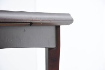 中古　美品　神戸洋家具　メープル不二屋　上品なカラーが高級感を醸し出すエクステンションテーブル(ダイニングテーブル、拡張式テーブル、伸長式、食卓、4人掛け、6人掛け、8人掛け、4人用、6人用、8人用)(R-084435)