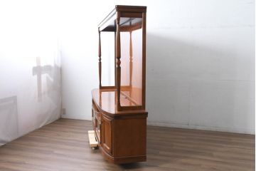 中古　超美品!!　maruni(マルニ木工)　高級ライン ブリタニアシリーズ　重厚感と上質さを兼ね備えたシアターボード(テレビ台、テレビボード、テレビボード、収納棚)(定価約140万円)(R-084442)