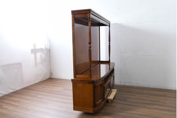 中古　超美品!!　maruni(マルニ木工)　高級ライン ブリタニアシリーズ　重厚感と上質さを兼ね備えたシアターボード(テレビ台、テレビボード、テレビボード、収納棚)(定価約140万円)(R-084442)